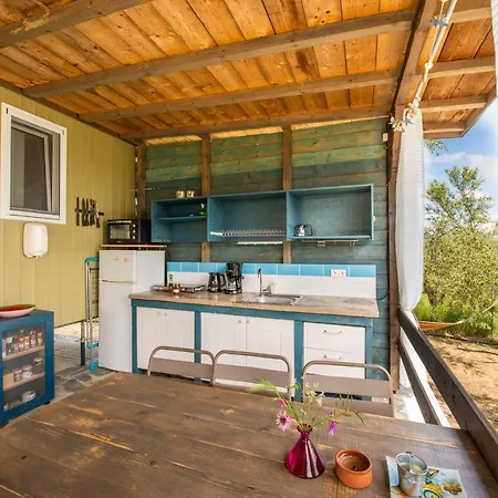 Hakuna Matata Holidays Agalia With Airco & Pool In Greek Olive Grove Lodge *