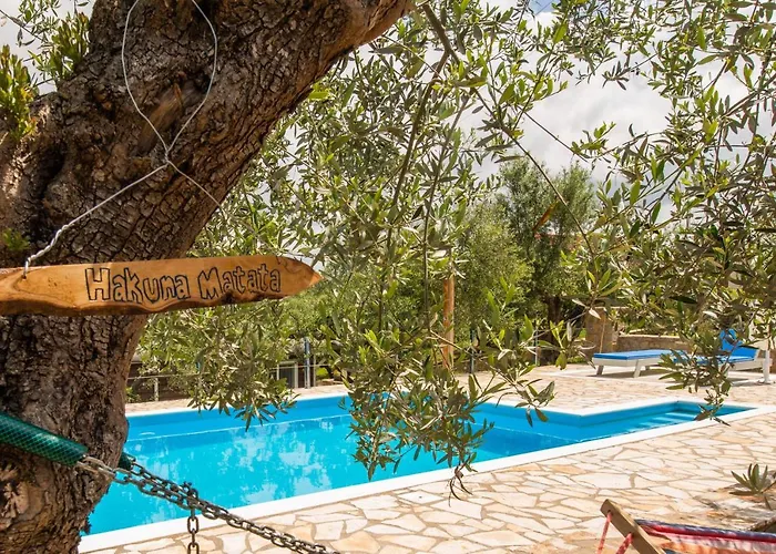 Hakuna Matata Holidays Agalia With Airco & Pool In Greek Olive Grove * Modon