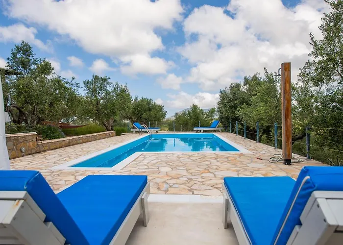 Hakuna Matata Holidays Agalia With Airco & Pool In Greek Olive Grove Alojamento de Turismo Selvagem *
